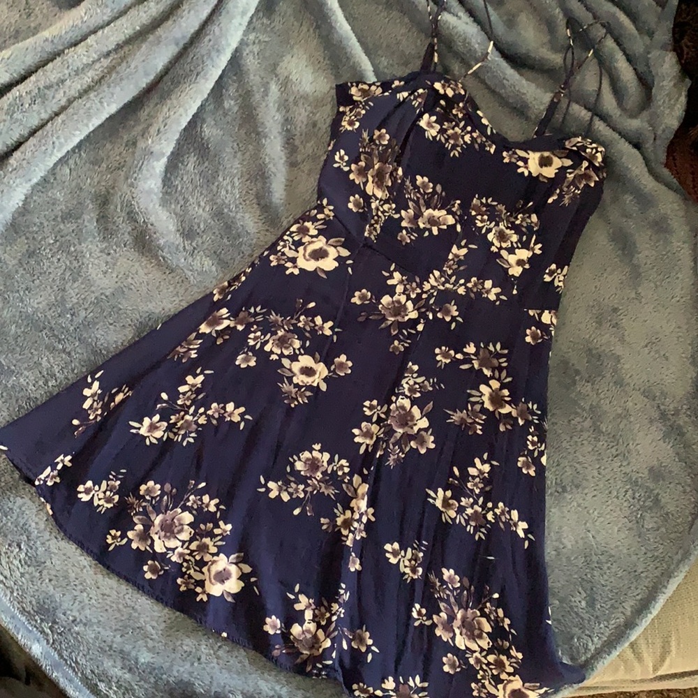 Elegant Urban Outfitters Skater Floral Dress